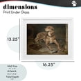 thumbnail image 4 of Stupell Industries Transitional Historical Dog & Bowl White Framed Print Under Glass, 16 x 13, by Lil' Rue, 4 of 8