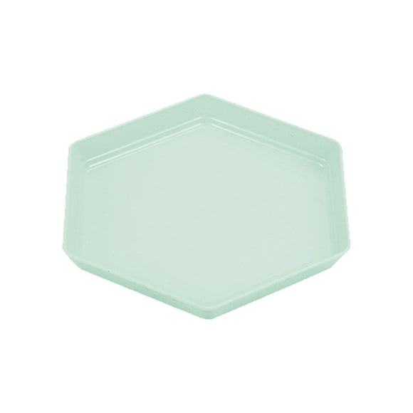 Plastic Dinner Plateshexagonal Plates Impregnable Dinner Plates Dishwasher Microwave Safe Plastic Plates Reusable Lightweight Plates for Kitchen Or Camping 6.69X6.69 Inches