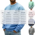thumbnail image 3 of Iroehba Men's Sweatshirts Color-block Crew Neck Relaxed Cut Drop Shoulder Long Sleeve Pullover Top, Clean Versatile Stylish Practical Daily Outfit, 3 of 5