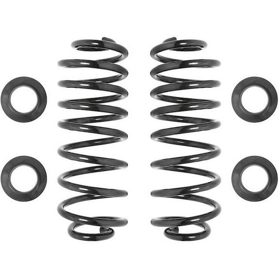 Rear Air Spring to Coil Spring Conversion Kit - Compatible with 1989 - 2011 Mercury Grand Marquis 1990 1991 1992 1993 1994 1995 1996 1997 1998 1999 2000 2001 2002 2003 2004 2005 2006 2007 2008