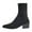 Black, variant on Stretch Ankle Boots for Women Pointed Toe Stacked Heel Knit Sock Booties Casual Dressu Fall Chelsea Boots