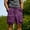 A_ Purple, variant on Men's American Style Loose Cargo Shorts, Quick Dry Ice Silk Fabric, Plus Size Friendly Shorts Khaki M