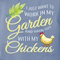 thumbnail image 3 of CafePress - Hang Out With Chickens In My Garden T Shir T Shirt - Womens Comfort Colors® Shirt, 3 of 4
