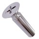 thumbnail image 1 of Tornillos de máquina de cabeza avellanada M8x20, pernos, tornillo de cabeza plana empotrada en cruz de 8 mm, tornillo chapado en zinc adecuado para metal, construcción, instalación, bricolaje (10 piezas) Rojo Verde, 1 of 5