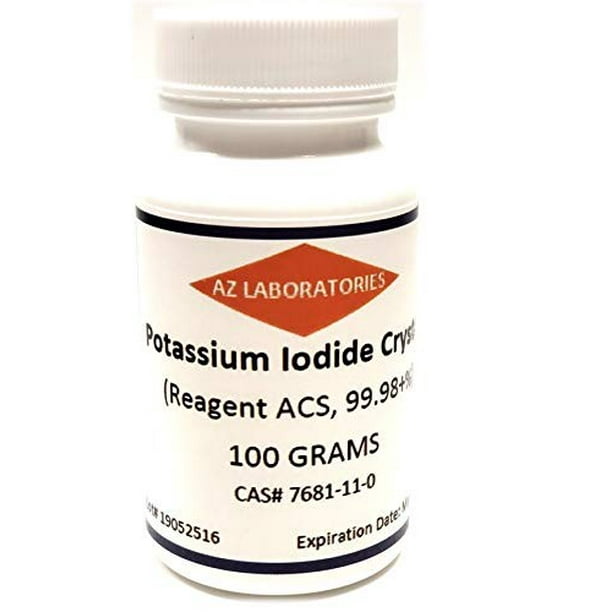 Potassium Iodide, High Purity USP Crystals/Powder, 100, 100 Grams/Same