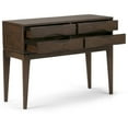 thumbnail image 3 of Allora Table Console de Couloir en Bois, Brun Noyer, 3 of 5