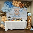 thumbnail image 6 of We Can Bearly Wait Baby Shower Backdrop for Boy Boho Blue Bear Baby Shower Decorations Balloon Bearly Wait Pampas Grass Banner Photo Booth Props, 6 of 8