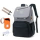 thumbnail image 1 of Bolsa de pañales con USB para bebé, mochila de viaje para mamá, impermeable, para portátil, para cuidado del bebé, 2023, 1 of 4