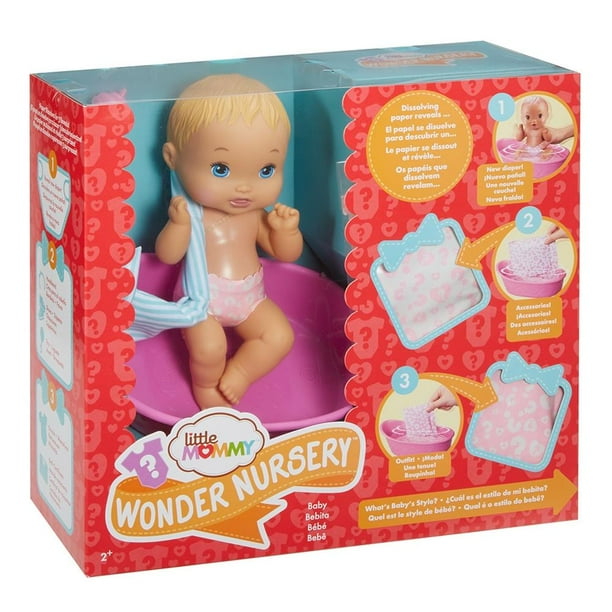 Muñeca Little Mommy Wonder Nursery Bebita Sorpresas Mágicas