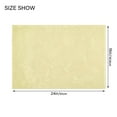 thumbnail image 4 of IAUYY 24x16 Inch Bath Mat Thick Soft Plush Shower Mat TPR Backing Material Non Slip Bath Mats for Bathroom for Tub Shower Hotel Broad Pale Yellow, 4 of 9