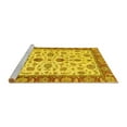thumbnail image 2 of Ahgly Company Machine Washable Indoor Rectangle Oriental Yellow Traditional Area Rugs, 2' x 5', 2 of 4