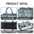 thumbnail image 4 of Large Capacity Tote Bag,Pioneer Flower Floral Print Pattern Handbag Fashion Luxury Tote Bag,15.7"x13"x 5.1" Inches,Laptop Compatible, 4 of 6