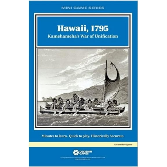 DG 1727 Hawaii, 1795, Kamehameha's War of Unification, Boardgame