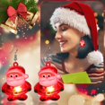 thumbnail image 2 of Christmas Party Earrings - Luminous Light Up Bulb Tree Earrings for Holiday Celebrations - Flashing Festive Accessories for Christmas Party, 2 of 9