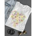 thumbnail image 3 of Flower Hot Air Balloon T-Shirt Women -Image by Shutterstock, Female Medium, 3 of 4