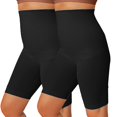 thumbnail image 2 of PEASKJP Shapewear Shorts Tummy Control Shaper Seamless Compression Shapewear, Black M, 2 of 4