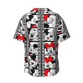 thumbnail image 7 of Mickey Men's Cuban Shirts Casual Button Down Short Sleeve Dress Shirt Summer Beach Hawaiian Shirts Small, 7 of 7