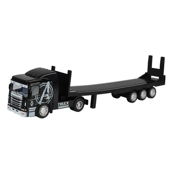Lipstore Tow Truck Toy Construction Play Vehicle Truck for Age 3+ Kids Party Supplies Black