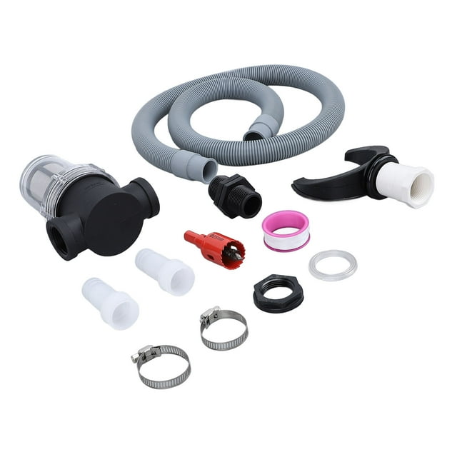 Rain Barrel Diverter Kit, DIY Plastic Rain Barrel Downspout Diverter Kit, Install Without Removing, Water Collection System To Convert Containers Into Rain Barrels for Garden