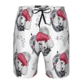 thumbnail image 3 of Pofeuu Cute Poodle Dog Prin Men's Swim Trunks Quick Dry Bathing Suit Swimming Board Shorts Mesh Lining Beach Swimwear-XX-Large, 3 of 6