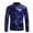 ☪111-Blue, variant on Men's Sequin Sparkle Jacket Stand Collar Sequin Jacket Outerwear for Men Stage Performance Daily Green M