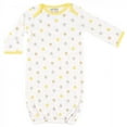 thumbnail image 2 of Luvable Friends Baby Unisex Cotton Gowns, Owl, 0-6 Months, 2 of 4