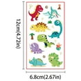 Hair Removal Dinosaur Stickers For Kids Boys Girls Toddlers Teacher