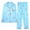 Blue, variant on CONFREE Pajamas For Women Set Long Sleeve Cartoon Graphic Print Sleepwear Tops Pants Fall Homewear Sets Lovely Nightwear