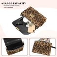 thumbnail image 4 of Pzuqiu Leopard Print Women Leather Crossbody Bag Compact Practical Quilted Leather Crossbody Purse for Women Casual Shoulder Bag with Chain Strap for Daily Use, 4 of 7