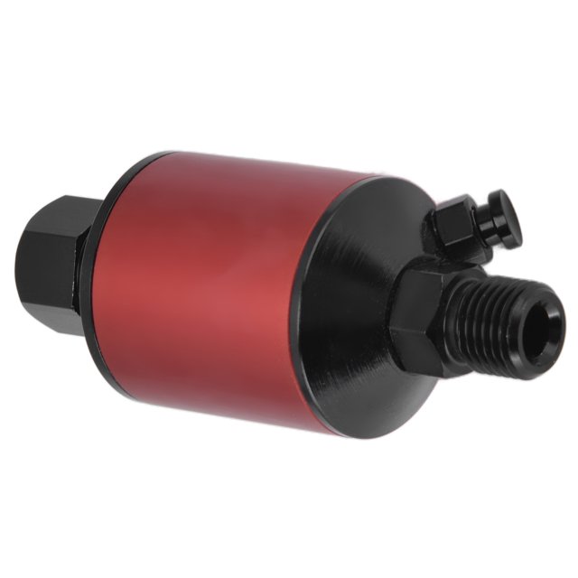 Separador de Agua para compresor de aire, separado de aceite de aluminio paraaire comprimido, regulador de filtro npt de 1/4 de pulgada, 8,4 x 3,5 cm, Orificio Roscado,