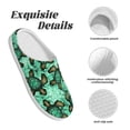 thumbnail image 5 of Balery Sea Turtle Pattern Women's Fuzzy Memory Foam Slippers Fluffy Winter House Shoes Indoor and Outdoor-42/43, 5 of 7