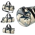 thumbnail image 3 of Whale Gym Bag, Yoga Bag, Sports Bag, Weekender Bag, Size 17.7 Inches with Interior Zipper Pocket - Large Capacity, 3 of 6