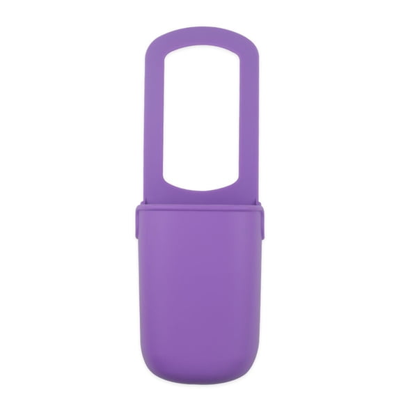 Bike Bottle Holder Multifunctional Silicone Cup Holder, Universal for Baby Stroller, Bike, Tricycle, Purple Color, Easy Install and Foldable for On-the-Go Hydration