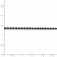 thumbnail image 2 of Primal Silver Sterling Silver Ruthenium 2.5mm Rope Chain, 2 of 4