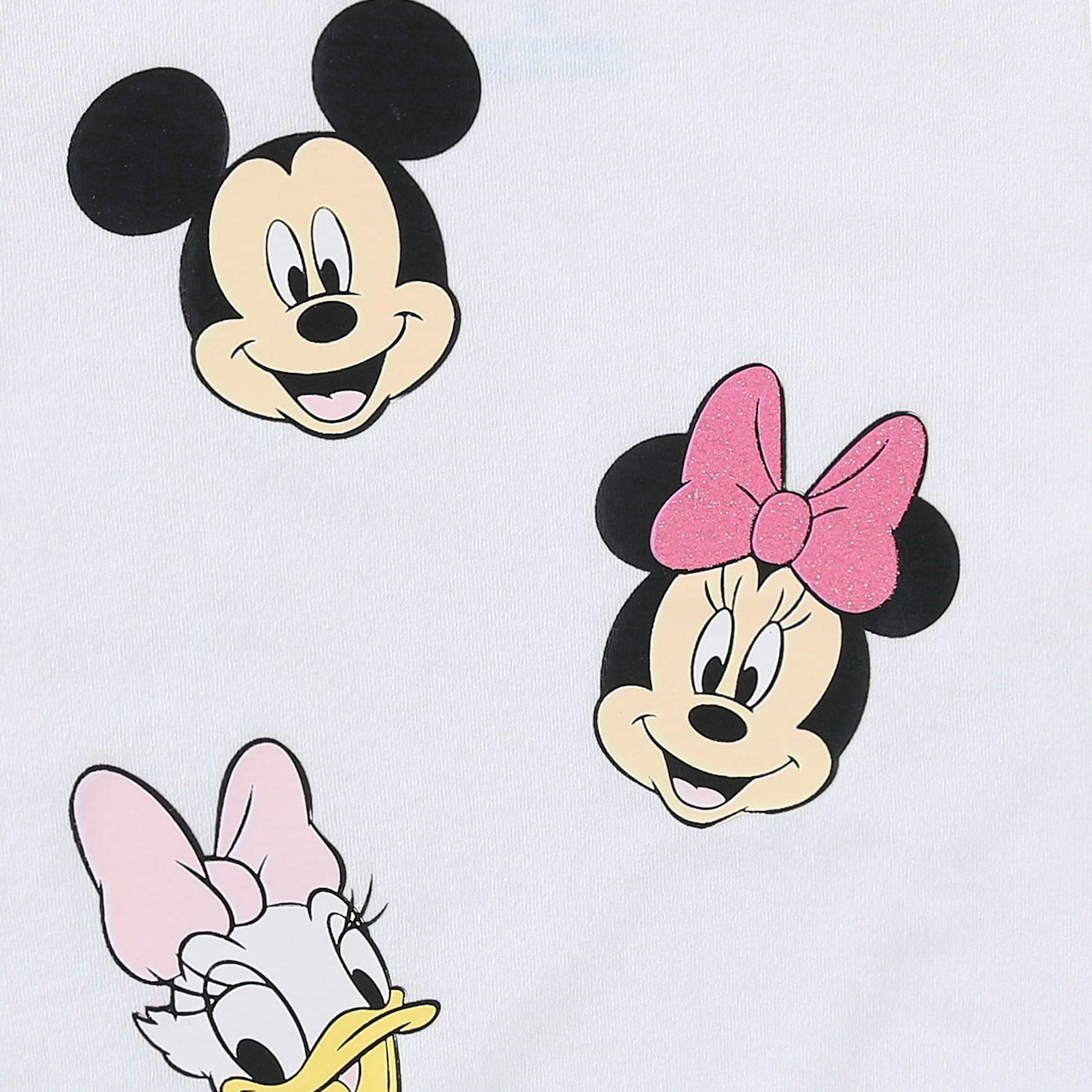 Disney Minnie Mouse and Friends Hoodie T-Shirt and Skort Skirt Set (Girls), 3 Piece Set, Sizes 3T-8