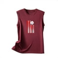 thumbnail image 4 of Wycnly Tank Tops Baseball Bat Graphics Crewneck Sleeveless T Shirts for Women Casual Loose Fit Racerback Tank Tops Blouses Wine M Clothes, 4 of 5