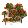 thumbnail image 3 of 28pcs Modelo de árboles Modelo de árbol de colores mezclados Mini árbol verde, 3 of 7