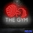thumbnail image 3 of Handmadetneonsign The Gym Neon Sign, Gym Led Sign, Barbell Neon Light For Gym Room, Gym Wall Art 97538, 3 of 5