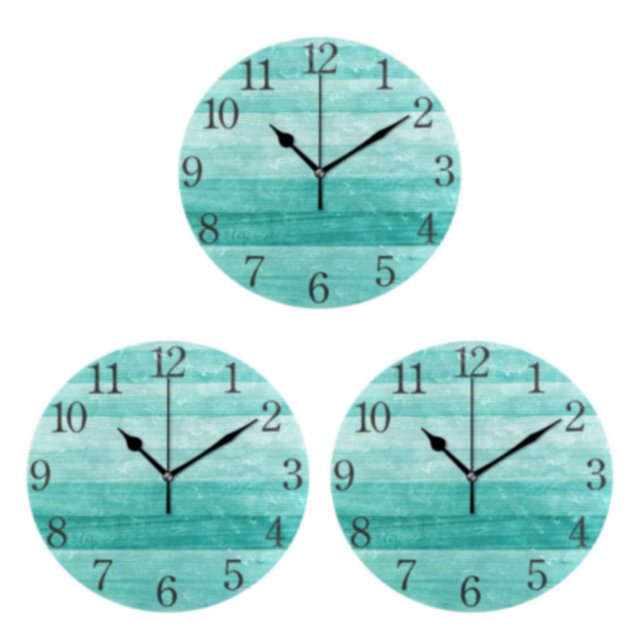 maskred Silent Wall Clock Timeless And Accurate Timekeeping Decorative Wall Clock Hanging Wall Clock As Shown type 8 3Set