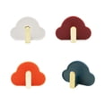 thumbnail image 1 of 4 ganchos adhesivos de nube, lindos colgadores de pared sin clavos, ganchos adhesivos coloridos, ganchos decorativos para dormitorio de niñas, 1 of 5