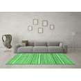 thumbnail image 3 of Ahgly Company Indoor Rectangle Abstract Emerald Green Modern Area Rugs, 2' x 3', 3 of 4