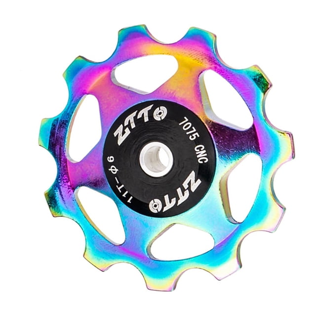 ZTTO ZTTO Roue de Direction de Bicyclette en Acier Allié, Options 11T/13T, Roulement à Billes Lisse pour une Durabilité Accrue, Plusieurs Couleurs Offertes