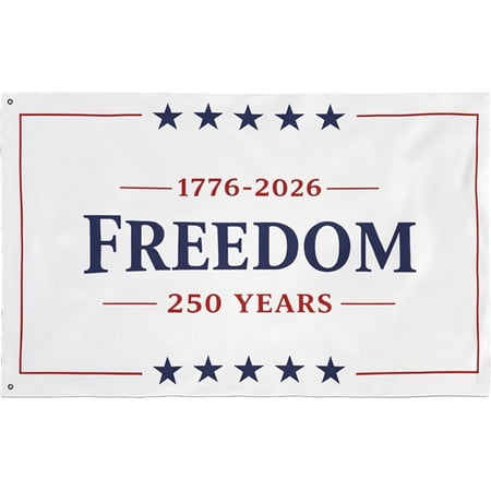 Clode 250 Years American Flag 3x5 Ft – –2026 Patriotic USA Flag Red White Blue Outdoor Indoor Flag