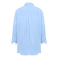 thumbnail image 5 of Clothing 2025 Super Soft Wrinkle Free Button Down Shirts for Women Formal Work Dress Blouses Tops Womens Button Down Shirts Boyfriend Long Sleeve Oversized Blouses Tops, 5 of 5