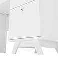 thumbnail image 3 of BS Canada Import Decor BS-100018 Santa Monica 2-Drawer Dressing Table with Mirror, White, 3 of 7