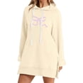 thumbnail image 1 of WILLBEST Vestido Casual Para Mujer, Cómodo Vestido Retro Con Estampado De Cómodo Y Transpirable., Sudadera De Manga Larga Con Capucha Y Bolsillo 152, 1 of 3