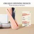 thumbnail image 3 of ZOUYUE Travel Makeup Brush Holder,Make Up Organizer Bag Case,Cosmetic pouch,Toiletry Organizer,Silicon Small Makeup Brush Purse, 3 of 7
