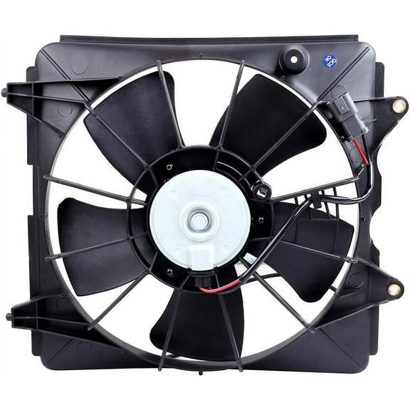 SCITOO Radiator Cooling Fan Engine Motor Assembly HO3117100 Compatible with 2006 2007 2008 2009 2010 2011 for Honda for Civic 1.8L