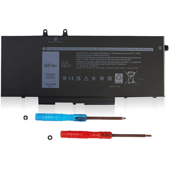 68Wh 4GVMP y Replacement for Dell Latitude 5400 5500 5410 5510 Inspiron 7590 7591 7791 2-in-1 P42E P84F