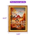 thumbnail image 5 of Thanksgiving Sphynx Pilgrim Grateful, Thankful, Blessed Fall Welcome Acrylic Plaque with Wood Photo Frame Box Cat Lover Kitten Owner Gifts Idea Light Box - 00021, 5 of 5